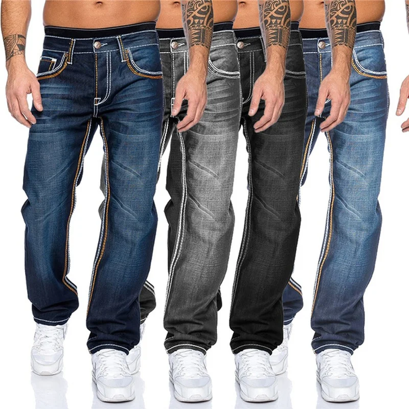 Straight Jeans Men High Waist Jean Spring Mens Clothing Boyfriend Jeans Streetwear Cacual Designer Loose Denim Pants Trousers
Straight Jeans Men High Waist Jean Spring Mens Clothing Boyfriend Jeans Streetwear Cacual Designer Loose Denim Pants Trousers