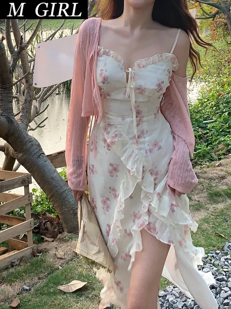 Dresses For Women 2023 Summer Floral Sleeveless Midi Dress Elegant Sexy French Vintage Strap Dress Woman Party One Piece Dress
Dresses For Women 2023 Summer Floral Sleeveless Midi Dress Elegant Sexy French Vintage Strap Dress Woman Party One Piece Dress