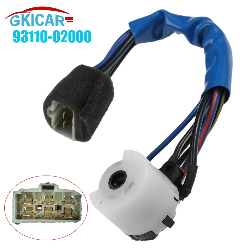 93110-02000 9311002000 6 Pins Ignition Cable Starter Switch For Hyundai Atos Accent II
93110-02000 9311002000 6 Pins Ignition Cable Starter Switch For Hyundai Atos Accent II