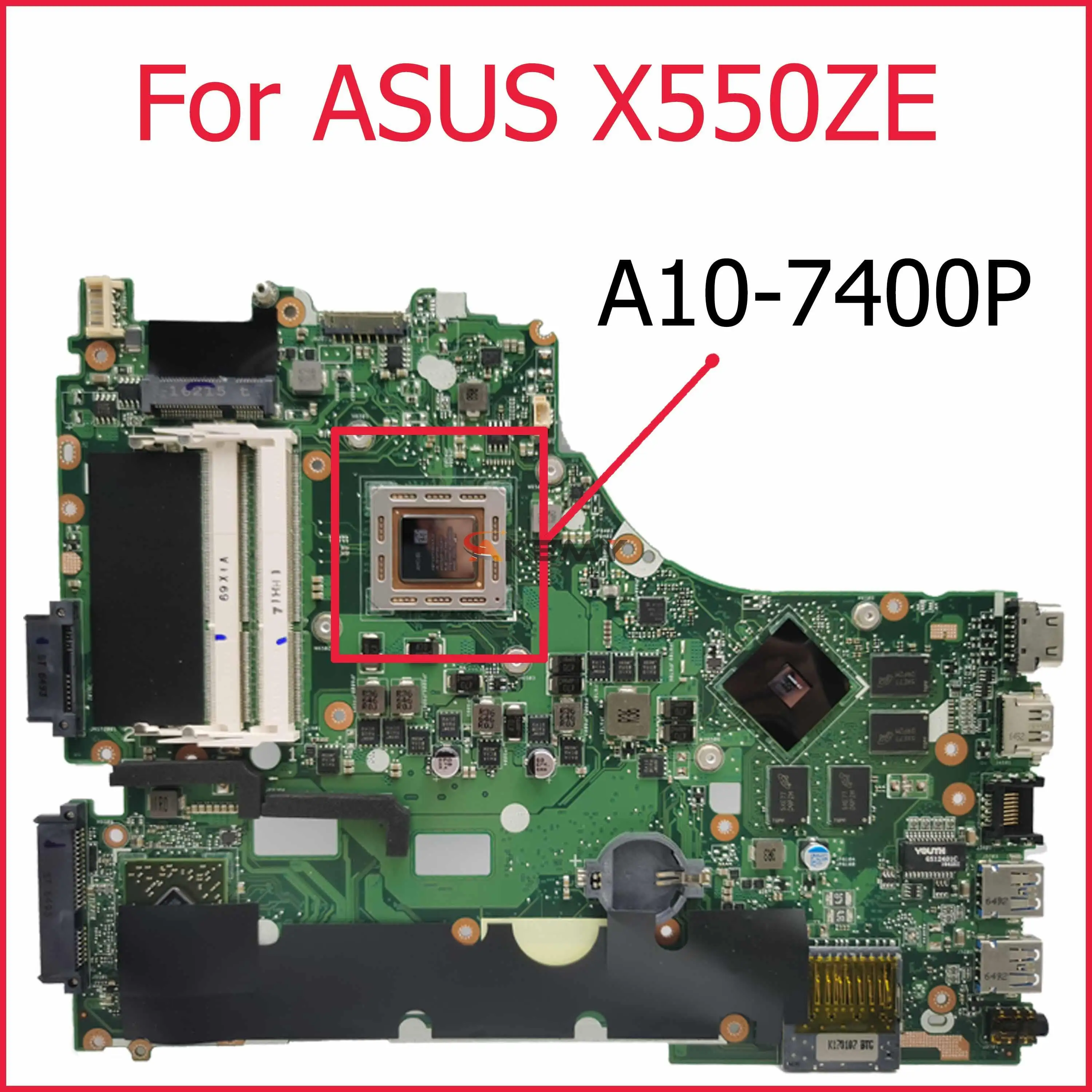 Материнская плата Akemy X550ZE для ноутбуков ASUS VM590Z X550ZE X550ZA X550/X750 A10-7400P LVDS 100%
Материнская плата Akemy X550ZE для ноутбуков ASUS VM590Z X550ZE X550ZA X550/X750 A10-7400P LVDS 100%