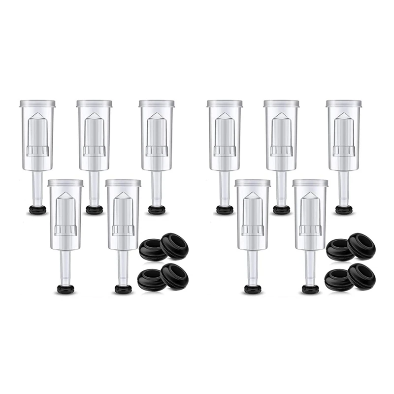 2X Fermentation Lids Kit,Airlock For Fermentation Air Locks With Black Grommets Airlock Bubble For Beer And Wine
2X Fermentation Lids Kit,Airlock For Fermentation Air Locks With Black Grommets Airlock Bubble For Beer And Wine