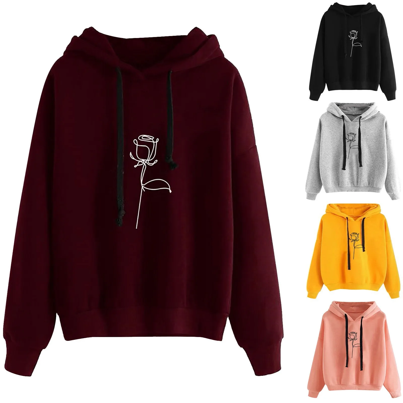 Hoodie Women's Autumn Winter Hoodie Sweatshirt Pullover Tops Long Sleeved Comfortable Crop Top Hoodies for Women
Hoodie Women's Autumn Winter Hoodie Sweatshirt Pullover Tops Long Sleeved Comfortable Crop Top Hoodies for Women