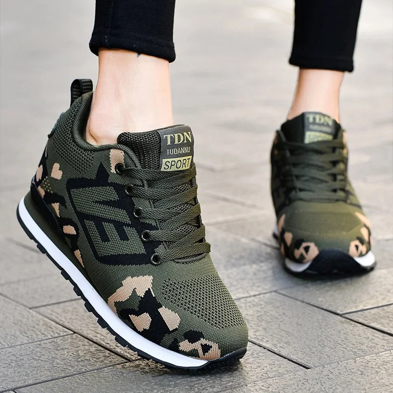 Air Mesh Woman Shoes Camouflage Printed Shoes Sneakers Mesh Breathable Lace-up Thick Bottom Vulcanized Shoes Platform
Air Mesh Woman Shoes Camouflage Printed Shoes Sneakers Mesh Breathable Lace-up Thick Bottom Vulcanized Shoes Platform
