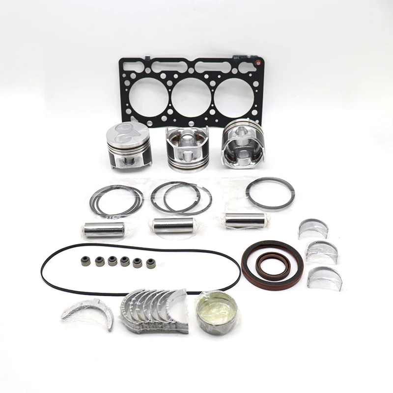 

Kubota U20 D1105 Overhaul Rebuild Kit Head Gasket Piston Ring Oil Seal Bearings Thrust Washer Gasket kit Liner Kits