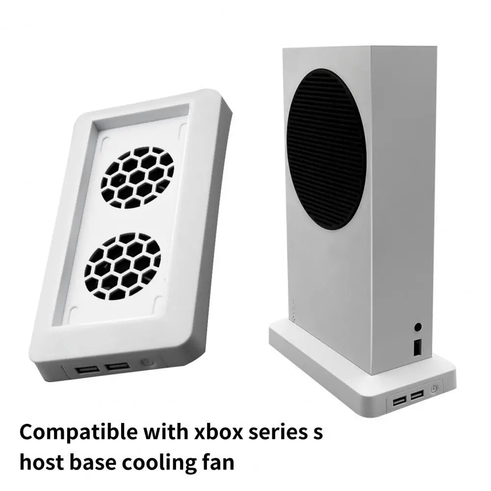 Cooling Fan Good Hardness High Efficiency ABS Game Console Vertical Stand Holder for Xbox Series S
Cooling Fan Good Hardness High Efficiency ABS Game Console Vertical Stand Holder for Xbox Series S