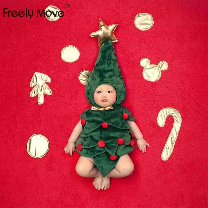 Freely Move New Baby Infant Photography Clothing Beby Boy Girl Fashion Costumes Hat+Body Suit Newborn Christmas Tree Outfits
Freely Move New Baby Infant Photography Clothing Beby Boy Girl Fashion Costumes Hat+Body Suit Newborn Christmas Tree Outfits