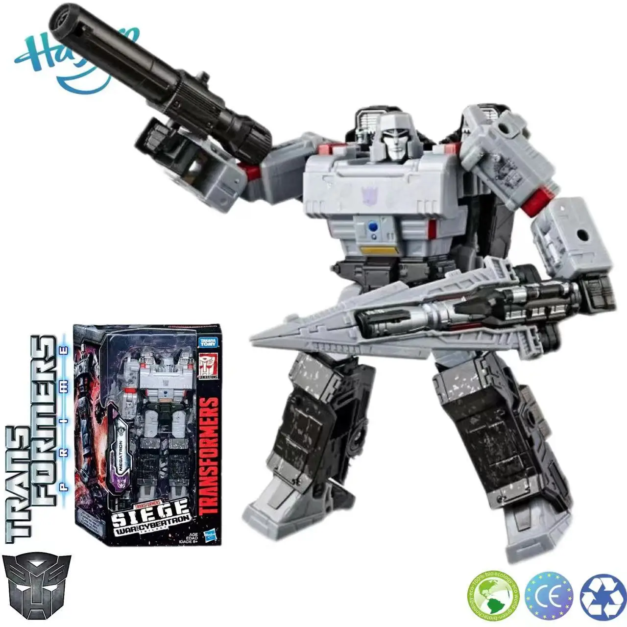 Hasbro Трансформеры осада серия война для Кибертрона искусственный Мегатрон 18 см класс Вояджера Игрушки для мальчиков детские подарки
Hasbro Трансформеры осада серия война для Кибертрона искусственный Мегатрон 18 см класс Вояджера Игрушки для мальчиков детские подарки