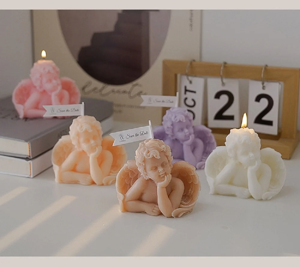 Aromatherapy Candle Christmas Angel Shape Handmade Crafts Creative Retro Living Room Home Fragrance Cute Ornament Birthday Gift
Aromatherapy Candle Christmas Angel Shape Handmade Crafts Creative Retro Living Room Home Fragrance Cute Ornament Birthday Gift