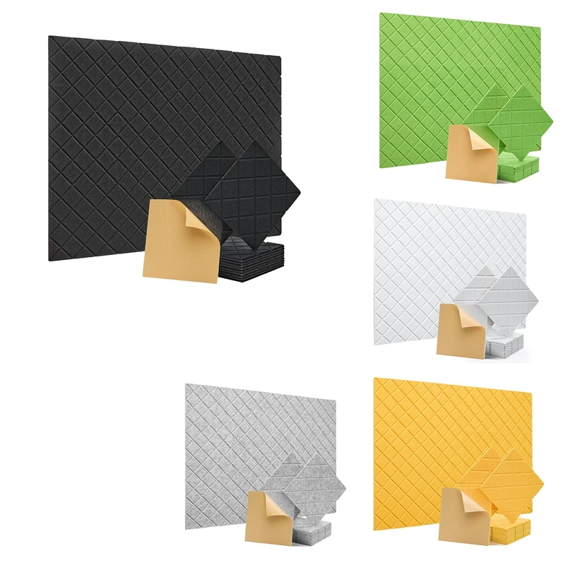 12 Pack Soundproof Wall Panels Acoustic Foam Panels For Recording Studio,Office Black
12 Pack Soundproof Wall Panels Acoustic Foam Panels For Recording Studio,Office Black