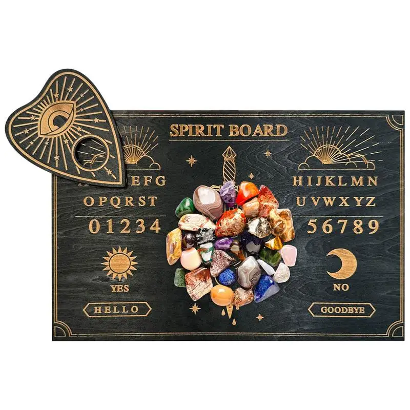 Спиртовая доска Ouija, металлический прибор для принятия решений, деревянная доска для сообщений с буквами, маятниковая доска для ведьмы, принадлежности
Спиртовая доска Ouija, металлический прибор для принятия решений, деревянная доска для сообщений с буквами, маятниковая доска для ведьмы, принадлежности