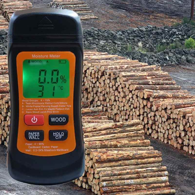 Upgrade Digital Wood Moisture Meter Two Pins Paper Humidity Tester Wall Hygrometer Timber Damp Detector
Upgrade Digital Wood Moisture Meter Two Pins Paper Humidity Tester Wall Hygrometer Timber Damp Detector