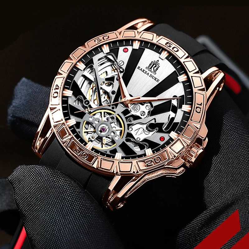 Tourbillon Mechanical Mens Watch Luxury Casual Fashion Design Automatic Sports Waterproof Male Wristwatch Relogio Feminino
Tourbillon Mechanical Mens Watch Luxury Casual Fashion Design Automatic Sports Waterproof Male Wristwatch Relogio Feminino