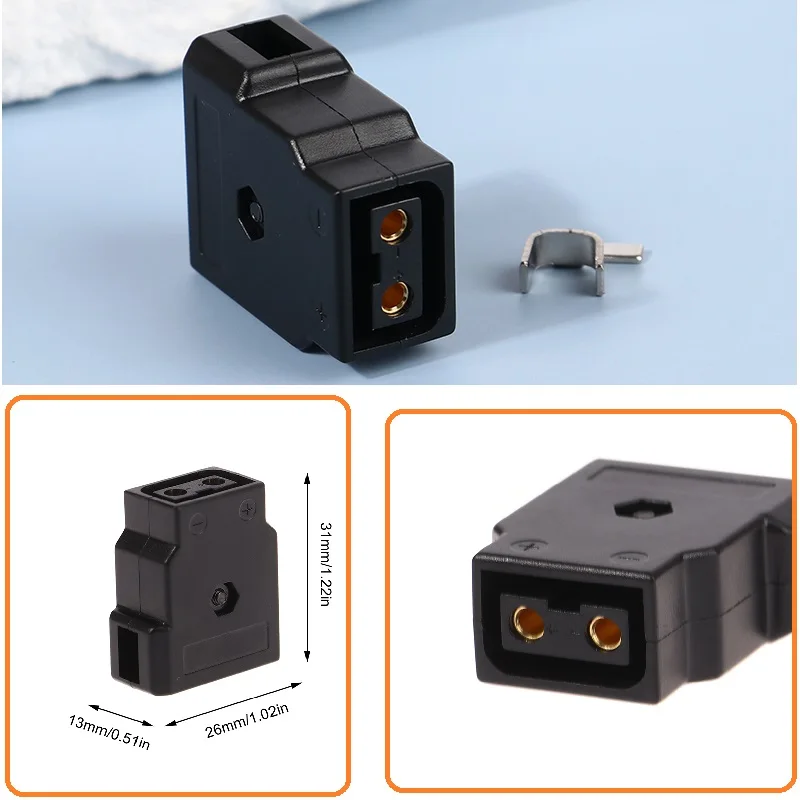 D-Tap Dtap Type B Female Power DIY Plug Connector For Antonbauer Camera Battery Power Plug
D-Tap Dtap Type B Female Power DIY Plug Connector For Antonbauer Camera Battery Power Plug