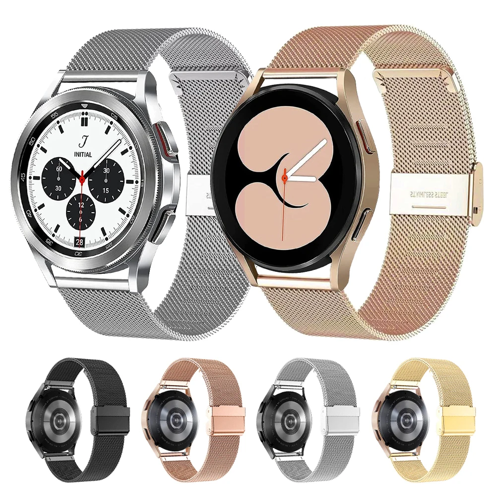 Stainless Steel Strap For Samsung Galaxy Watch 4 Classic 46mm 42mm Metal belt Bracelet Watch4 44mm 40mm 3 Active2 20/22mm Band
Stainless Steel Strap For Samsung Galaxy Watch 4 Classic 46mm 42mm Metal belt Bracelet Watch4 44mm 40mm 3 Active2 20/22mm Band