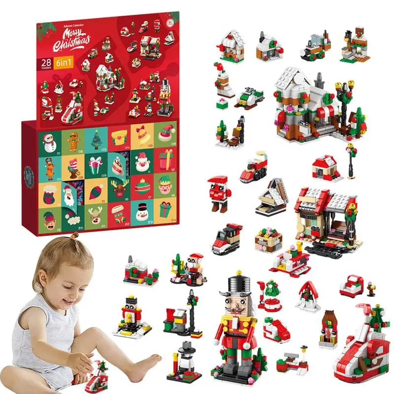 Christmas Advent Calendar 2023 Countdown to Xmas Building Blocks 24 Days Calendar Xmas Building Toys for Christmas decoration 
Christmas Advent Calendar 2023 Countdown to Xmas Building Blocks 24 Days Calendar Xmas Building Toys for Christmas decoration