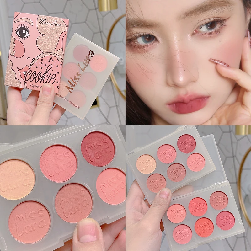 6 Color Makeup Blush Palette Mineral Powder Red Rouge Long Lasting Natural Cheek Blusher Pink Orange Blush Highlighter Cosmetic
6 Color Makeup Blush Palette Mineral Powder Red Rouge Long Lasting Natural Cheek Blusher Pink Orange Blush Highlighter Cosmetic