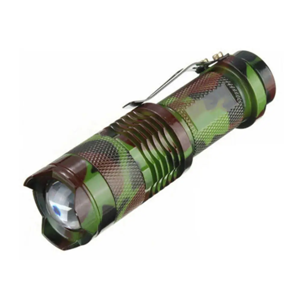 Mini Tactical LED Flashlight Torch Outdoor Adjustable Focus Zoom Flash Light
Mini Tactical LED Flashlight Torch Outdoor Adjustable Focus Zoom Flash Light