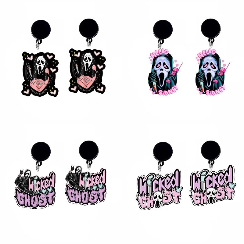 Epoxy Stud Earrings For Women Pink Ghost Scream Acrylic Charm Earring Party Gift Jewelry Pendientes серьги 2023 тренд
Epoxy Stud Earrings For Women Pink Ghost Scream Acrylic Charm Earring Party Gift Jewelry Pendientes серьги 2023 тренд
