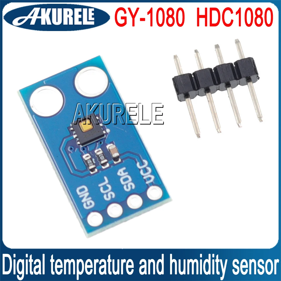 

CJMCU-1080 GY-1080 HDC1080 Digital temperature and humidity sensor High precision Humidity TEMP module for Arduino DC 2.7V~5.5V