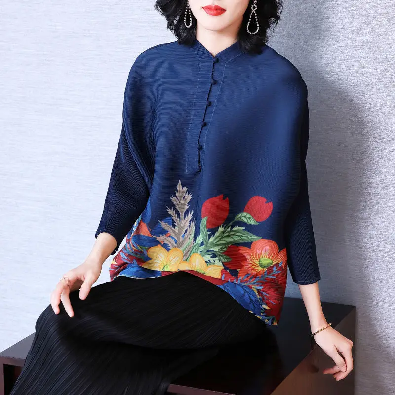 Women blouse Pleated blouse design female small 2021 autumn new fashion big chi thin retro blouse loose long sleeve blouse
Women blouse Pleated blouse design female small 2021 autumn new fashion big chi thin retro blouse loose long sleeve blouse