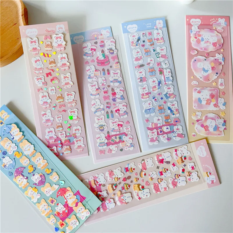 Cartoon Soft Cute Animals Idol Card Stickers DIY Scrapbooking Deco Happy Planning Stationery Kawaii Sticker Art Supplies
Cartoon Soft Cute Animals Idol Card Stickers DIY Scrapbooking Deco Happy Planning Stationery Kawaii Sticker Art Supplies