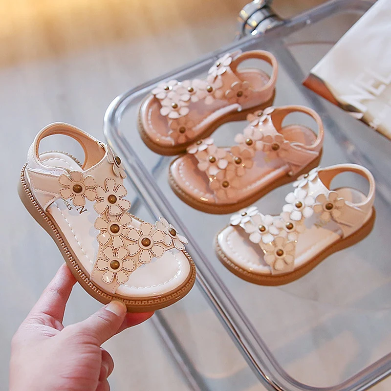 Baywell Summer Fashion Girls Sandals Kids Daisy Design Shoes Elegant Party Princess Shoe Flats Non-slip Baby Beach Sandals
Baywell Summer Fashion Girls Sandals Kids Daisy Design Shoes Elegant Party Princess Shoe Flats Non-slip Baby Beach Sandals