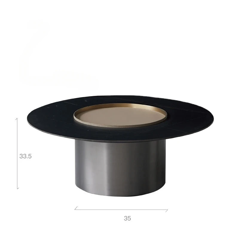 ZC Stone Plate Coffee Table Living Room Home round Stainless Steel Italian Light Luxury Minimalist Coffee Table Combination
ZC Stone Plate Coffee Table Living Room Home round Stainless Steel Italian Light Luxury Minimalist Coffee Table Combination