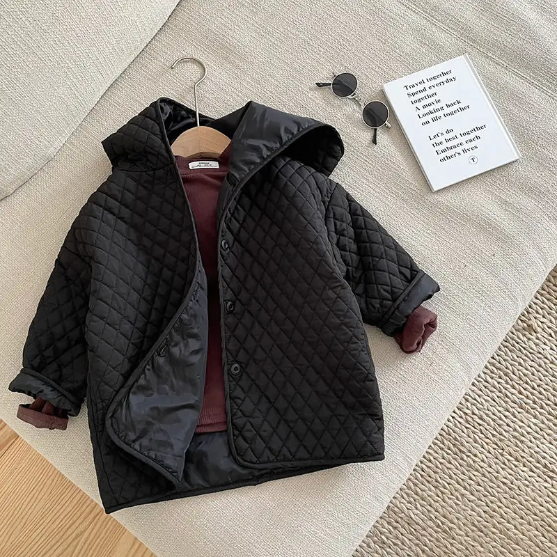 New Winter Children Fashion Casual Mid-length Single-breasted Quilted Coats Boys Girls Thick Warm Long Trench Hooded Outerwear
New Winter Children Fashion Casual Mid-length Single-breasted Quilted Coats Boys Girls Thick Warm Long Trench Hooded Outerwear