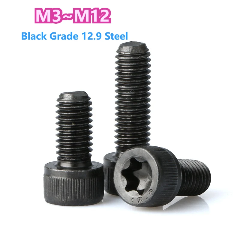 Черные винты Torx M3-M12
Черные винты Torx M3-M12