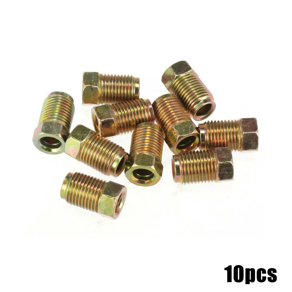 10pcs/Set Kits Car Nuts 17x10mm ATVs Brake Line Brass Universal Bronze Tone For Cars M10x1.0 SUV Threads Trucks
10pcs/Set Kits Car Nuts 17x10mm ATVs Brake Line Brass Universal Bronze Tone For Cars M10x1.0 SUV Threads Trucks