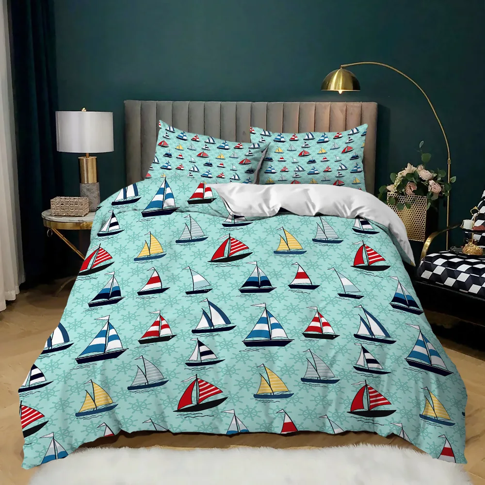 Duvet Cover Set Queen King Microfiber Various Sailboats Twin Comforter Cover Adventure Ocean Nautical Blue Quilt Cover
Duvet Cover Set Queen King Microfiber Various Sailboats Twin Comforter Cover Adventure Ocean Nautical Blue Quilt Cover