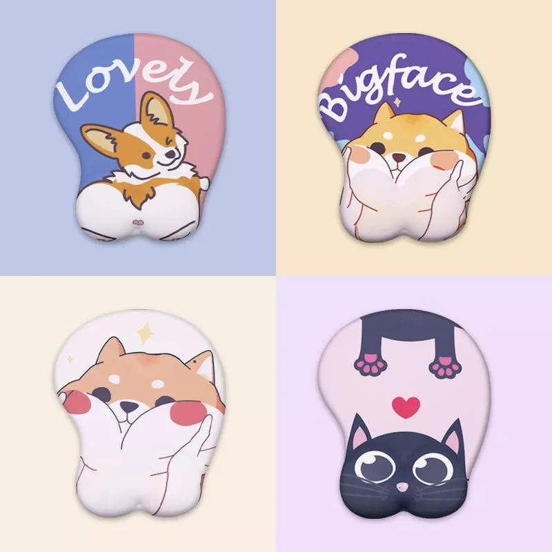 Original Anime Mouse Pad with Wrist Support Anti Slip Silicone Hand Rest 3D Cartoon Cute Mice Mat for PC Computer Laptop Gaming
Original Anime Mouse Pad with Wrist Support Anti Slip Silicone Hand Rest 3D Cartoon Cute Mice Mat for PC Computer Laptop Gaming