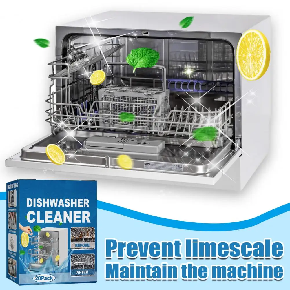1 Box Dishwasher Cleaning Sheet Moisture Absorption Decontamination Lightweight Restore Shine Cleaning Pad Kitchen Tools
1 Box Dishwasher Cleaning Sheet Moisture Absorption Decontamination Lightweight Restore Shine Cleaning Pad Kitchen Tools