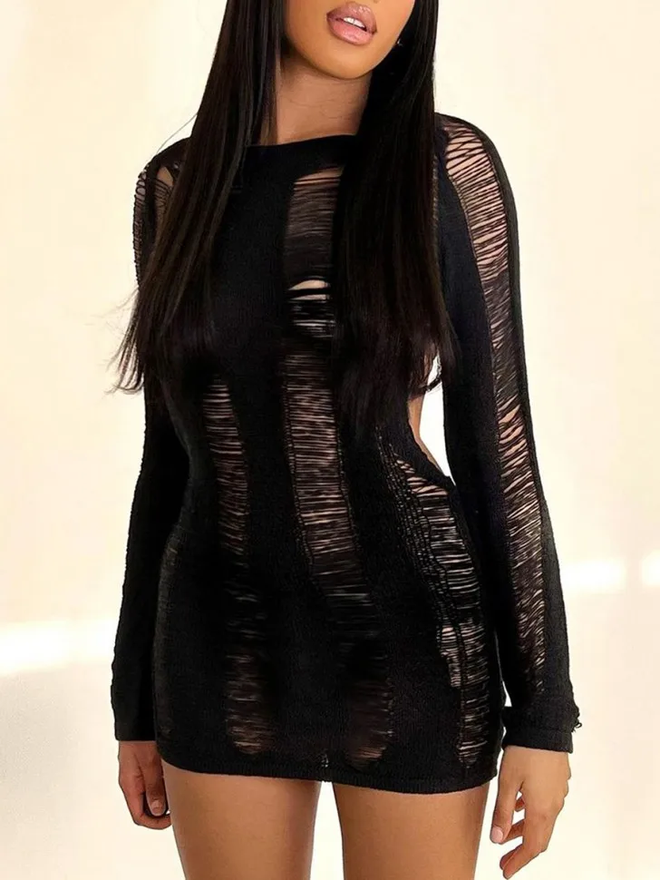 BEELADAN Summer Sexy Hollow Out Knit Dress Bcakless Mini Dresses Club Outfit For Women Long Sleeve Pink Knit Short Dress Female
BEELADAN Summer Sexy Hollow Out Knit Dress Bcakless Mini Dresses Club Outfit For Women Long Sleeve Pink Knit Short Dress Female