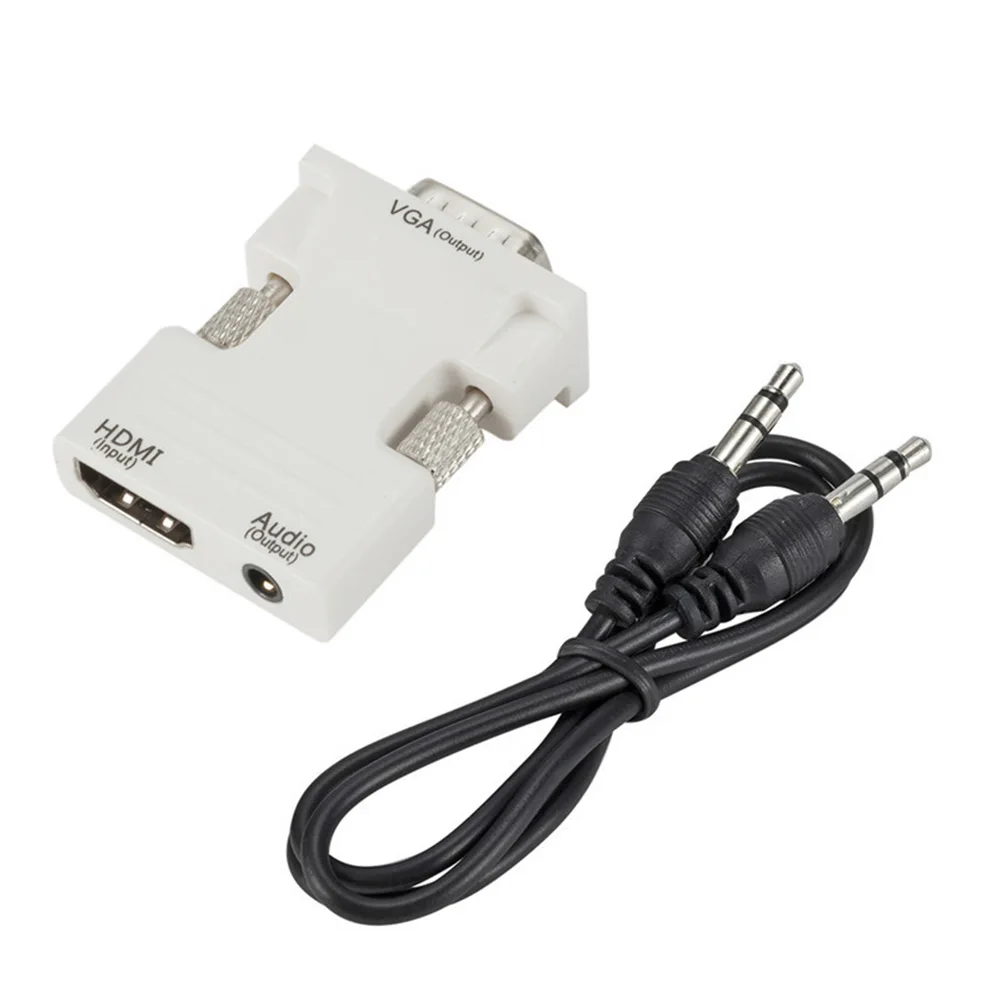 HDMI-Compatible Female To VGA Male Converter With Audio Adapter Support 1080P Signal Output High Quality Accessories
HDMI-Compatible Female To VGA Male Converter With Audio Adapter Support 1080P Signal Output High Quality Accessories