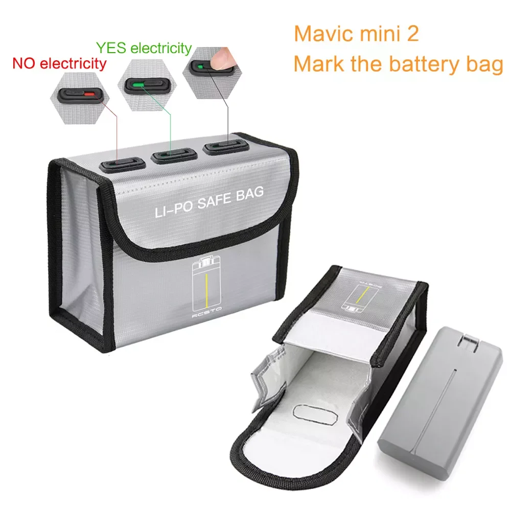 Drone Accessory Kit The Battery Bag for Mavic Mini 2 Battery Protective Explosion-Proof Case for DJI Mavic Mini 2 Accessories
Drone Accessory Kit The Battery Bag for Mavic Mini 2 Battery Protective Explosion-Proof Case for DJI Mavic Mini 2 Accessories