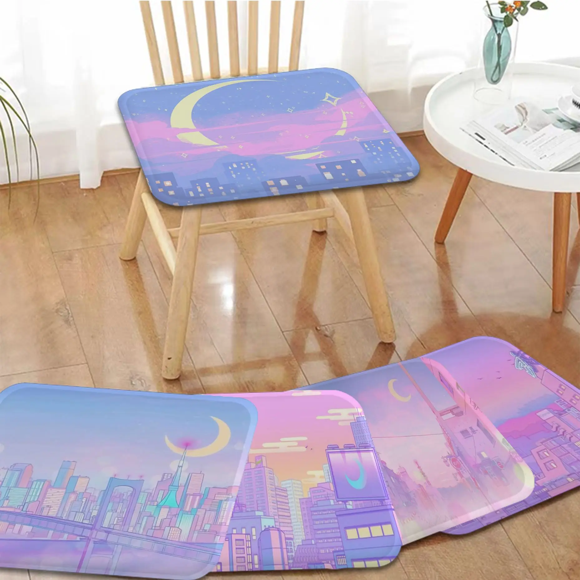 Moon Sun Landscape Round Seat Pad Household Cushion Soft Plush Chair Mat Winter Office Bar Seat Mat
Moon Sun Landscape Round Seat Pad Household Cushion Soft Plush Chair Mat Winter Office Bar Seat Mat