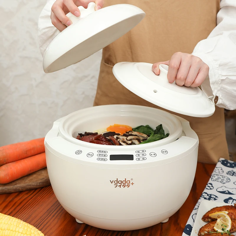 Smart rice cooker, earthen pot, ceramic inner tank, smart household multi-function reservation soup pot, 3 liters
Smart rice cooker, earthen pot, ceramic inner tank, smart household multi-function reservation soup pot, 3 liters