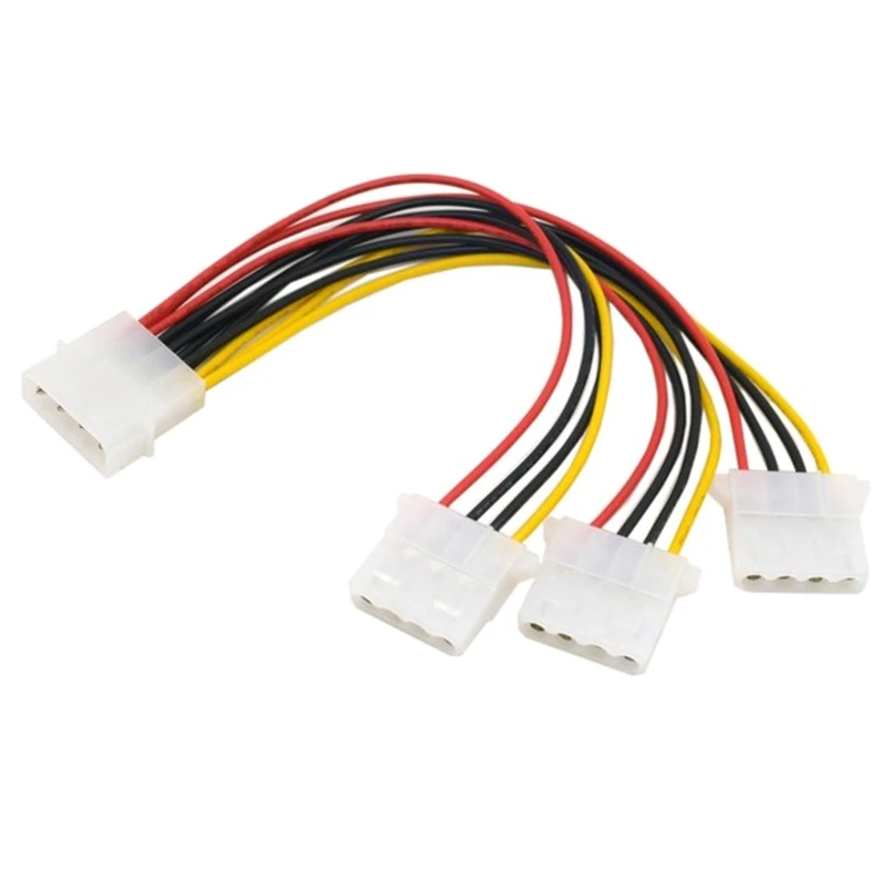 896F 2 шт. 4-контактный силовой кабель Molex- IDE 1 штекер на 3 IDE гнездовой источник питания
896F 2 шт. 4-контактный силовой кабель Molex- IDE 1 штекер на 3 IDE гнездовой источник питания