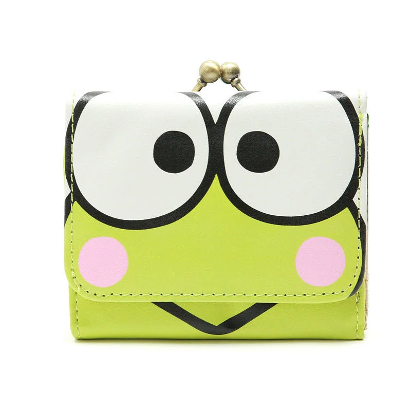 Cartoon Anime Big Eye Frog Wallet Green Purse Leather Cute Kawaii Short Wallets for Women Ladies Purses Money Bag Clips
Cartoon Anime Big Eye Frog Wallet Green Purse Leather Cute Kawaii Short Wallets for Women Ladies Purses Money Bag Clips