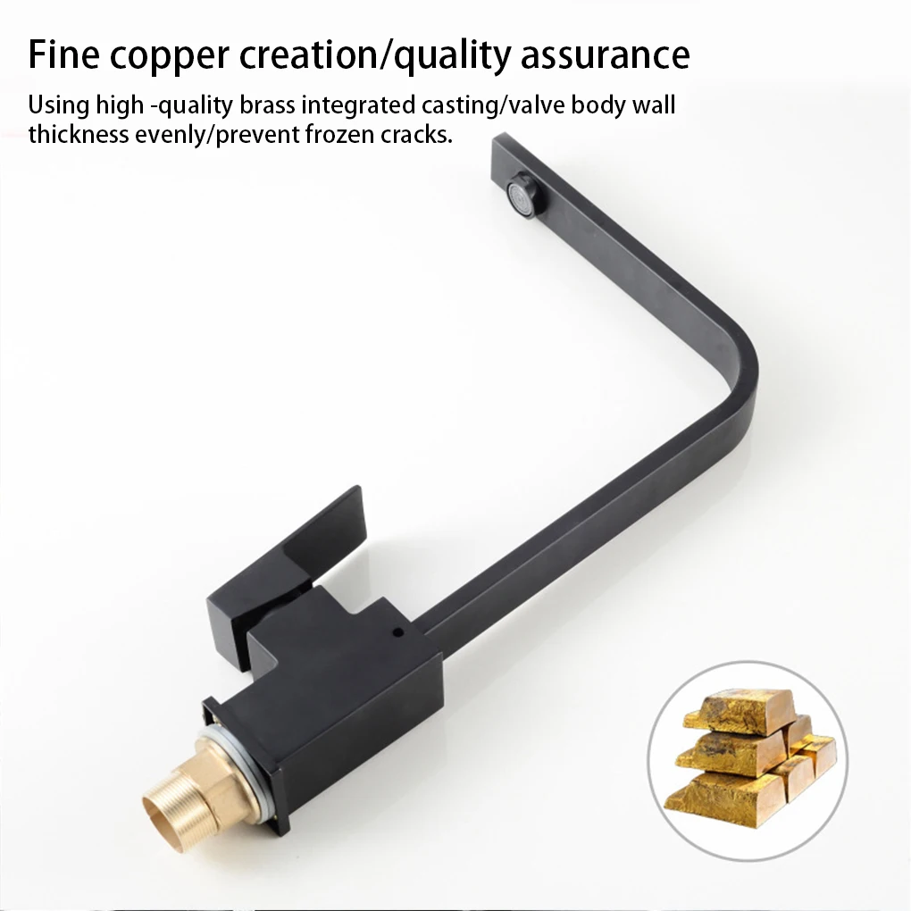Kitchen Sink Faucet with Handle Wash Basin Water Tap Copper Alloy Mixer Vegetable Faucets Accessory Household Black
Kitchen Sink Faucet with Handle Wash Basin Water Tap Copper Alloy Mixer Vegetable Faucets Accessory Household Black