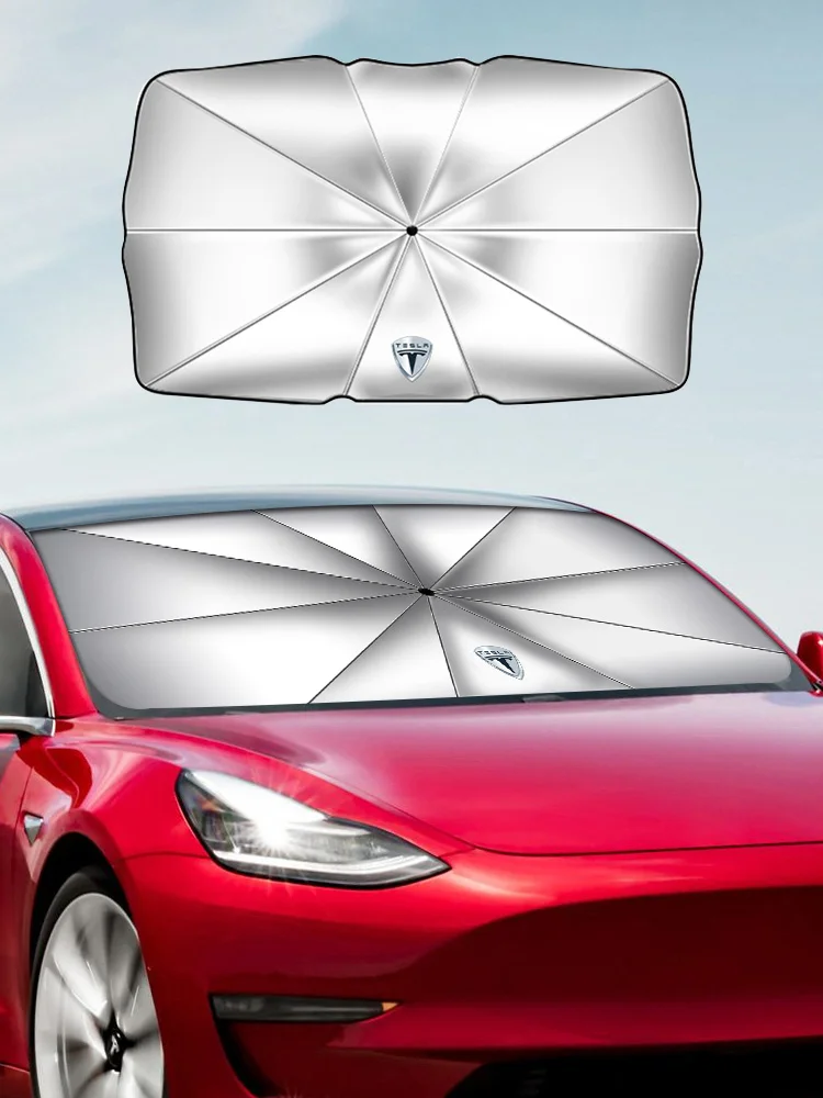 Summer Upgrade Foldable Car Sunshade Umbrella For Telsa Model 3 Y S X Front Windshield Sun Shade Protector Heat Insulation
Summer Upgrade Foldable Car Sunshade Umbrella For Telsa Model 3 Y S X Front Windshield Sun Shade Protector Heat Insulation
