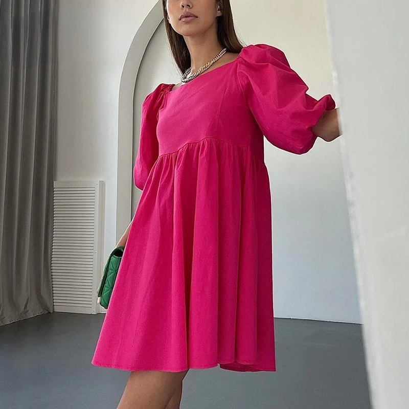 Women's Summer Dress White Elegant 100% Cotton Casual Dresses Short Sleeve Ruffle A-line Mini Green Dress for Women 2022 New Hit
Women's Summer Dress White Elegant 100% Cotton Casual Dresses Short Sleeve Ruffle A-line Mini Green Dress for Women 2022 New Hit