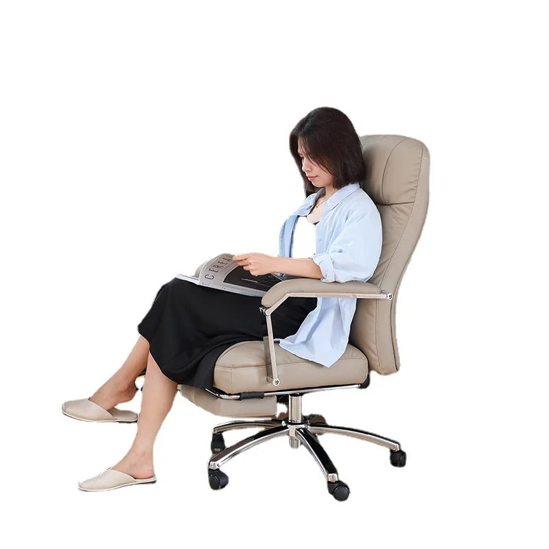 YY Leather Office Chair Home Comfortable Long-Sitting Office Seat Back Executive Chair
YY Leather Office Chair Home Comfortable Long-Sitting Office Seat Back Executive Chair