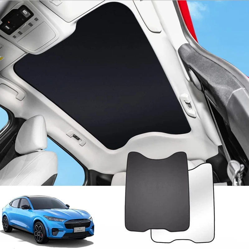 ANCAR Mustang Mach-E Sunshade Foldable Glass Roof Sunshade Sunroof Reflective Covers Block 99% UV Rays Custom For Ford Mach-E
ANCAR Mustang Mach-E Sunshade Foldable Glass Roof Sunshade Sunroof Reflective Covers Block 99% UV Rays Custom For Ford Mach-E
