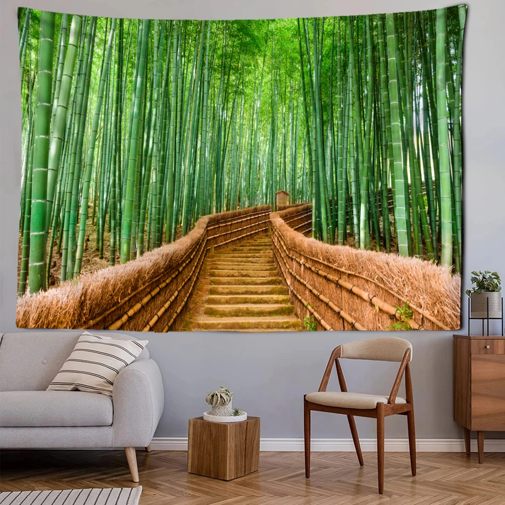 Lush Bamboo Forest Landscape Tapestry Green Background Decoration Wall Dormitory Bathroom Living Room Decor Gifts
Lush Bamboo Forest Landscape Tapestry Green Background Decoration Wall Dormitory Bathroom Living Room Decor Gifts
