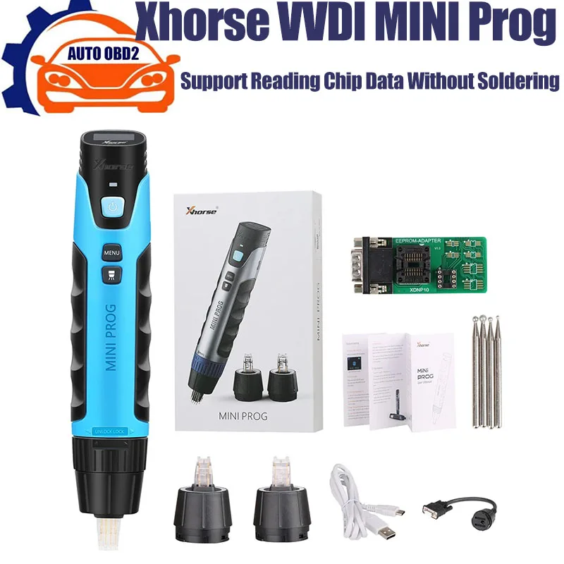 Xhorse VVDI MINI Prog Programmer Work on Xhorse APP Soldering Free Support Reading Chip Data Without Soldering
Xhorse VVDI MINI Prog Programmer Work on Xhorse APP Soldering Free Support Reading Chip Data Without Soldering