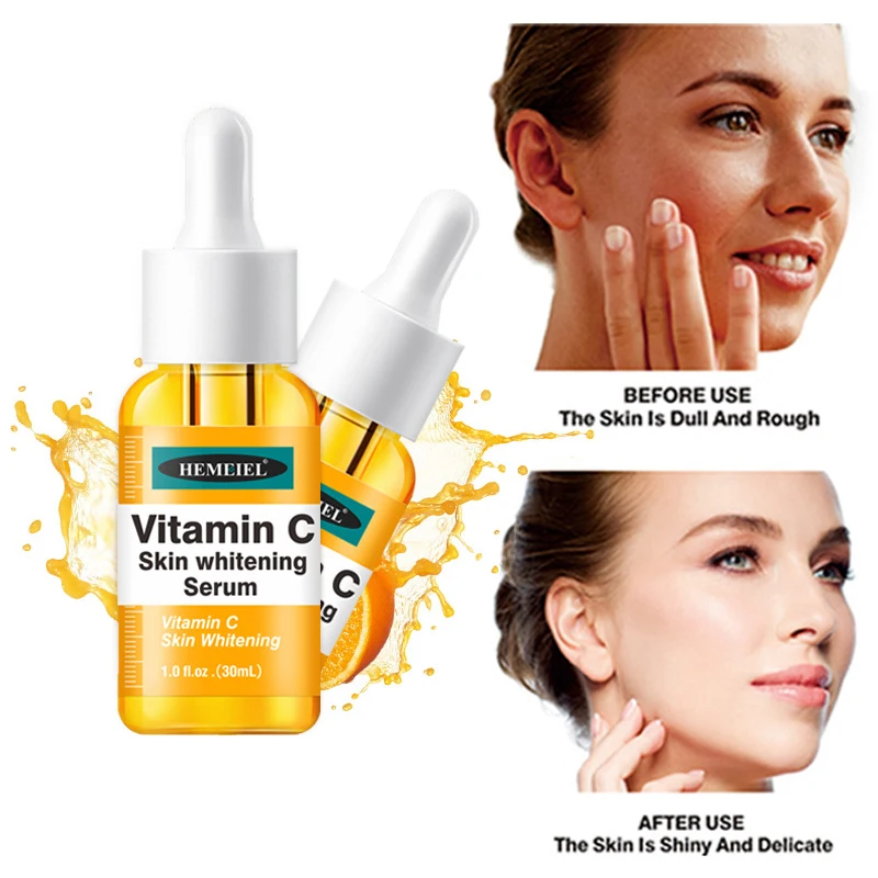 Vitamin C Whitening Facial Serum Brighten Skin Lighten Spots Hyaluronic Acid Essence Moisturizing Nourishing Skin Care Cosmetics
Vitamin C Whitening Facial Serum Brighten Skin Lighten Spots Hyaluronic Acid Essence Moisturizing Nourishing Skin Care Cosmetics