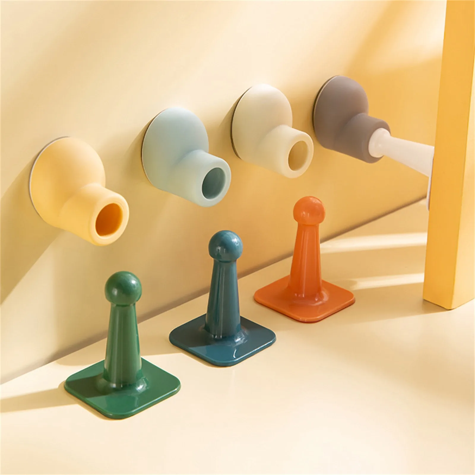 Mute Non-punch Silicone Door Stopper Touch Toilet Wall Absorption Door Plug Anti-bump Door Holder Gear Gate Resistance Door Stop
Mute Non-punch Silicone Door Stopper Touch Toilet Wall Absorption Door Plug Anti-bump Door Holder Gear Gate Resistance Door Stop