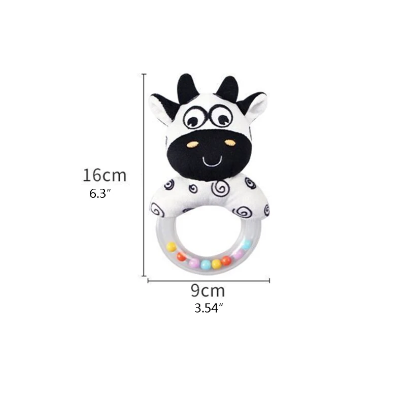 Baby Rattle Bell Musical Toy Plush Ring Lovely Soft Ring Crib Ornament Infant Teether Handhold Ability Montessori Toy
Baby Rattle Bell Musical Toy Plush Ring Lovely Soft Ring Crib Ornament Infant Teether Handhold Ability Montessori Toy